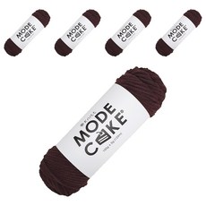 니뜨 모드케이크실 100g, 5개, 07 브라운