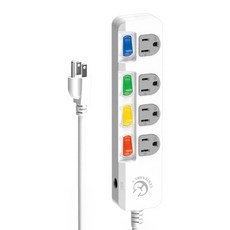 CENTENARY 成電牌 超值型電源延長線 CT-3665B, 2.7m, 白色, 1條