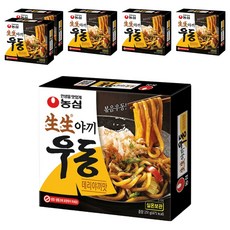 농심 생생야끼 우동 데리야끼맛, 251g, 6개