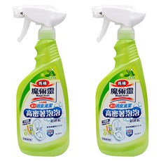 Kao 花王 Magiclean 魔術靈 高密泡馬桶清潔劑 噴槍式 草本消臭, 可倒噴設計, 500ml, 2瓶