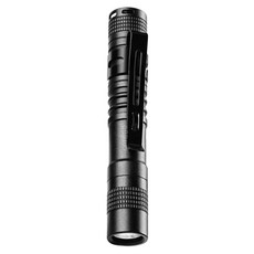 앙플러스 초강력 LED 미니 손전등 9cm, 블랙, 1개