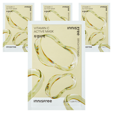 이니스프리 New 비타C 액티브 마스크 25ml, 1매입, 4개