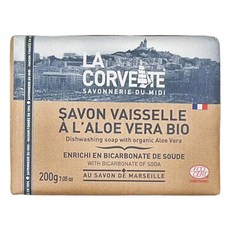 LA CORVETTE 法釩馬賽莊園 馬賽洗碗皂 蘆薈護手配方 200g, 1個