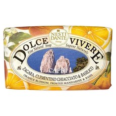 NESTI DANTE 義大利手工皂 卡布里 250g 天然植物油 橙花冰鎮柑橘羅勒精華 溫和潔淨保濕 義大利製造, 1個