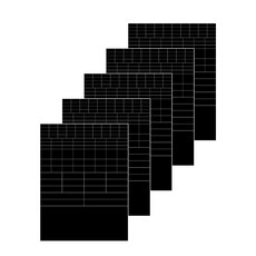스티커 A4 고무자석, 5개
