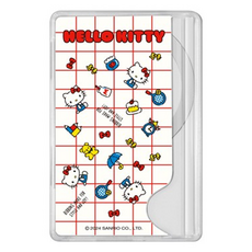 Mpick 三麗鷗 Hello Kitty 日常 MagSafe 卡夾, 1個, 格紋