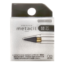sun-star metacil 金屬免削可擦永恆鉛筆替芯，可畫16km，八角形筆軸，遇水不易暈染, 黑色, 1個