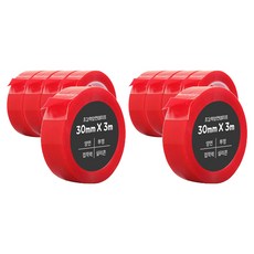 DADA 超強力雙面膠帶 30mm x 3m, 透明, 10個