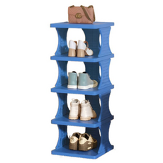 Ello Temz 玄關鞋櫃整理架 5層 26 x 65 x 24 cm, 藍色, 1個