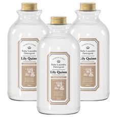 릴리퀸 유아 중성 세탁세제 크림베어, 3개, 1L
