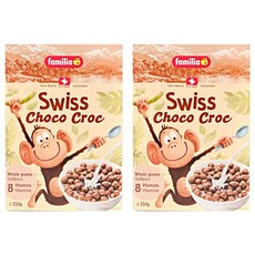 패밀리아 스위스 초코 크록 시리얼, 250g, 2개