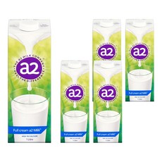 a2 MILK A2蛋白質牛奶, 1L, 5瓶