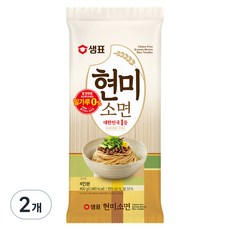 샘표국시 현미소면, 400g, 2개