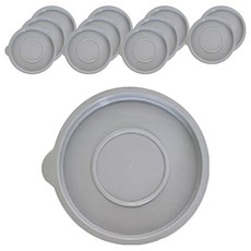 olio 附把手微波爐冷凍飯保鮮盒, 淺灰色, 12個