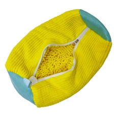 Woni's 簡易運動鞋洗衣袋 洗衣網, 黃色, 1個