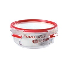 Tefal 特福 MasterSeal 新一代玻璃保鮮盒 圓形 N1040312, 1個, 容器 + 蓋子