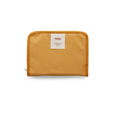 Funnymade 素色帆布書衣, 芥末黃, 1個