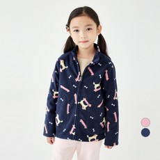 Lolly Tree 童款立領小狗印花拉鍊夾克