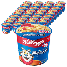 Kellogg's 家樂氏 FROSTIES 東尼玉米片 杯裝玉米片, 40g, 36入