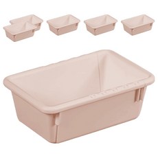 ONE HOUSE 川櫻伸縮折疊收納盒 1.5L 一般款 OH-Q729-2, 6個, 櫻花粉