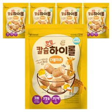 아이배냇꼬마 칼슘하이롤 더블치즈, 50g, 5개, 치즈맛