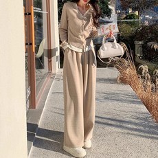 POPLARNC 女款 Prehel 針織開襟衫上下套裝 P25FTPS071715