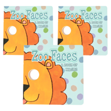 Melissa&Doug 瑪莉莎 童書 逗趣面具書 可愛動物 3件組, 不適用