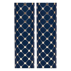 Good Given 黃金鑽石燙金捲筒包裝紙, 2個, 海軍藍