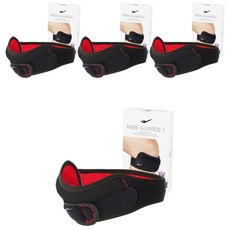 PRO-SPECS 氯丁橡膠護膝 1 髕骨, 4捲, 黑色(Guards 1)