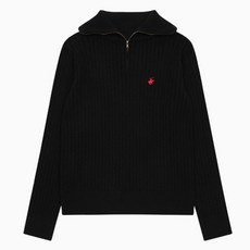 비버리힐스폴로클럽 여성용 케이블 플라잉 반집업 니트