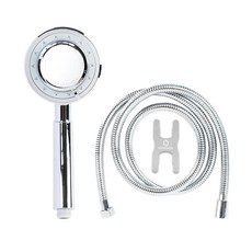 HOMEDAUM 3段式按摩蓮蓬頭+沐浴軟管 1.5m組, 1組, 單色