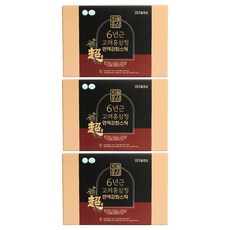 Chowolhongsam 6年根高麗紅蔘濃縮飲隨身包 30條入, 3個, 300g