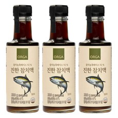 올가홀푸드 진한 프리미엄 참치액, 220g, 3개