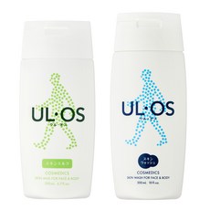 UL.OS 中乾性肌膚清潔2件組, 護膚乳200ml+臉部身體清潔乳300ml, 1組