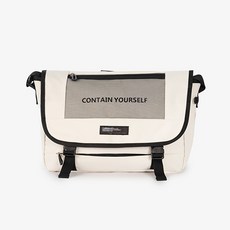 jeballot Showple斜背郵差包, 象牙白