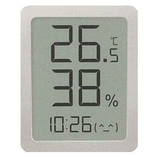 miaomiaoce 秒秒測 溫溼度計LCD版 MHO-C601 高精度傳感器 時間顯示, 1個