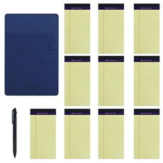 標準針盤 Mini+Legal Pad 50張*10入+Tribes三色原子筆, 藍色(墊板), 1組