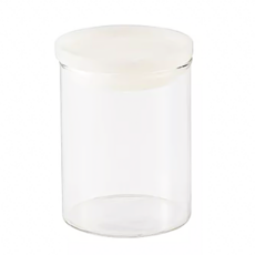 MUJI 無印良品 耐熱玻璃圓形保存容器 7.5 x 11cm, 320ml, 1個