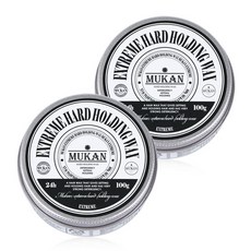 MUKAN 極致持久定型硬髮蠟, 100g, 2罐