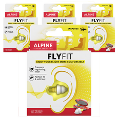 ALPINE FlyFit 飛行專用耳塞, 4個, 1副