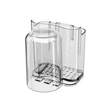 온트리 물빠짐 투명칫솔꽂이 양치컵 세트, 투명, 1세트