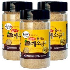 복이네먹거리 국산 고소한 참깨 100% 깨소금 고운입자, 150g, 3개