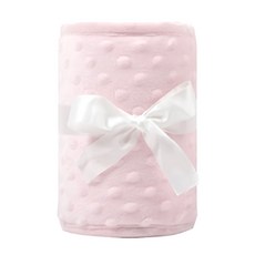 Vanibaby 嬰兒床防咬布圍, 粉紅豆豆絨, 1組