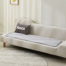 crivel 碳素無磁場超細纖維電熱墊 HN-1001, 灰色, 3人座(50 x 155 cm)