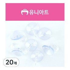 Uniart 1000 掛鉤吸盤 3cm, 單一顏色, 20個