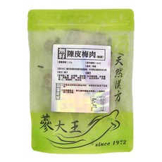 蔘大王 陳皮無籽梅肉 梅餅, 100g, 1包