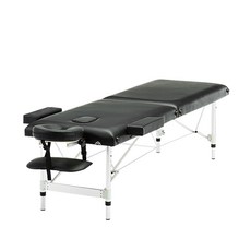 C-FLY摺疊按摩床2624黑色，965*190*635(mm)，14kg，美容按摩床，摺疊便攜，舒適體驗, 黑色