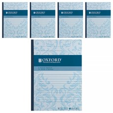 OXFORD A5橫線50頁筆記本, 顏色隨機, 5本