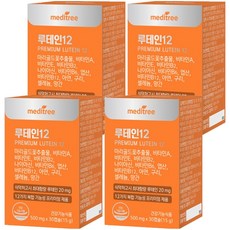 Meditree 葉黃素 12, 30顆, 4個