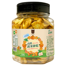 School of Cookie 台灣優格餅乾學院 高鈣蔬菜餅乾, 250g, 1罐